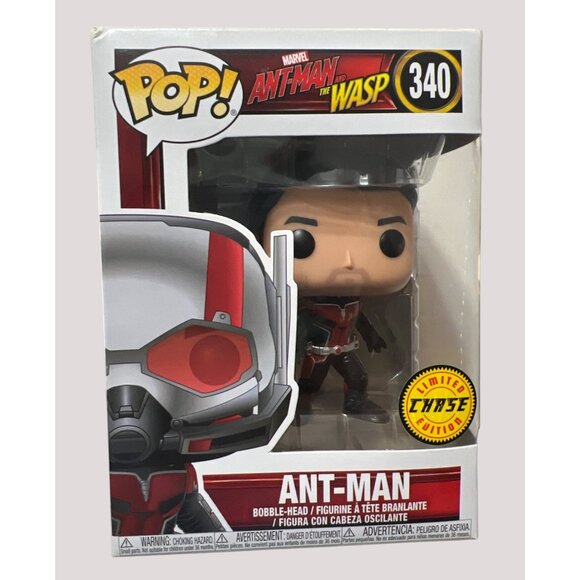 Marvel Funko Pop! Ant-Man #340 Chase Limited Edition Bobble-Head Figure - Picture 1 of 7
